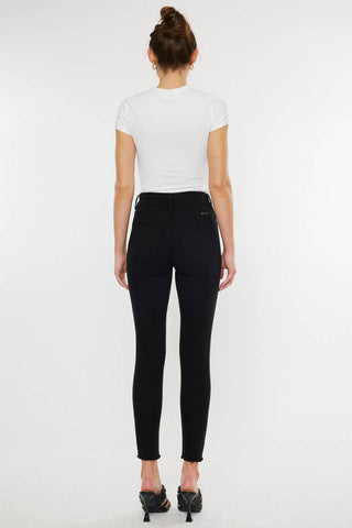 Black High Rise Skinny Jeans
