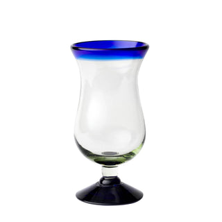 Cobalt Rim Margarita Glass