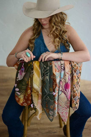 Branding Day Cowgirl Wild Rag