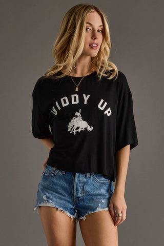 Giddy Up Cropped Tee
