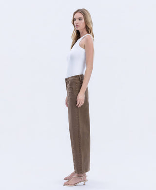 HIGH RISE BARREL JEANS