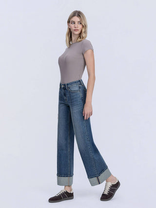 Pin Tuck Wide Leg
