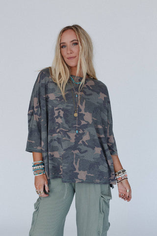 Country Girl Camo Top