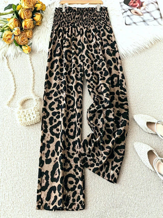Leopard print lounge pants