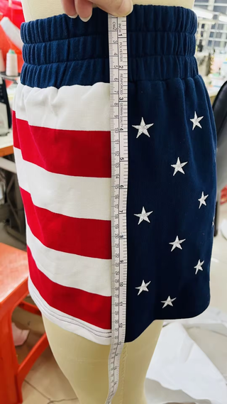 Terry Flag Shorts