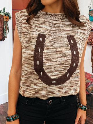 Horseshoe Sweater Vest