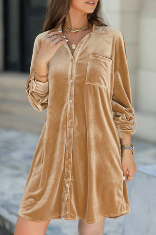 Foxy Velvet Mini Dress