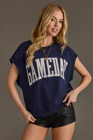 Navy & White Game Day
