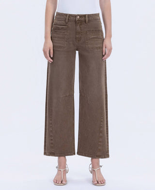 HIGH RISE BARREL JEANS
