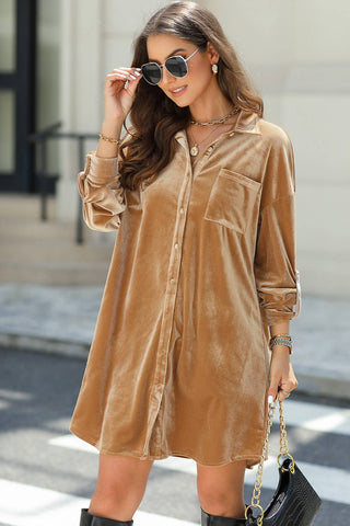 Foxy Velvet Mini Dress
