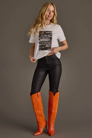 White Shot Of Whiskey Tee