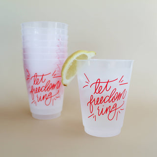 Let Freedom Ring 16 oz Cup Set of 8