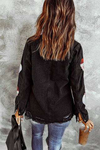 Black Denim Shacket
