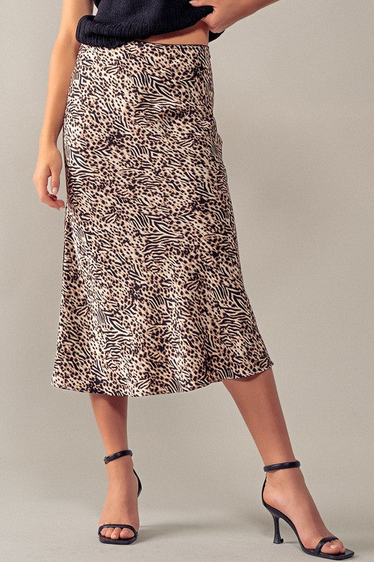 Leopard Print Skirt