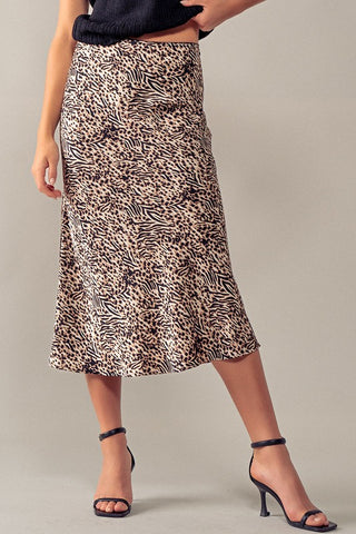 Leopard Print Skirt