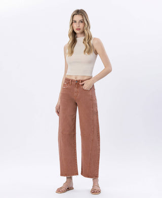 BARREL JEANS - Copper