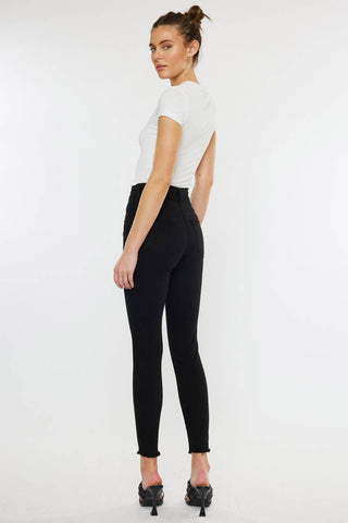 Black High Rise Skinny Jeans