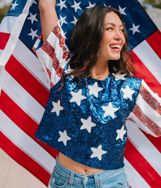 Sequined Stars and Stripes
