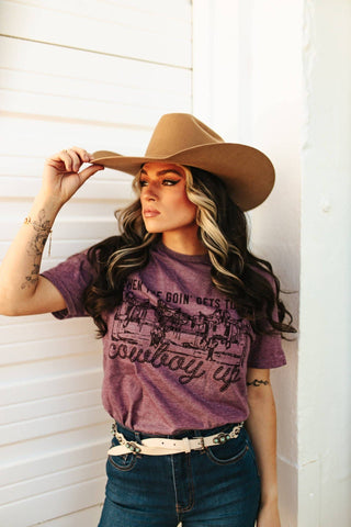 Cowboy Up Graphic Tee