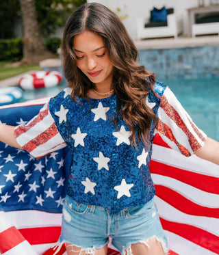 Sequined Stars and Stripes