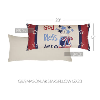 GBA Mason Jar Stars Pillow