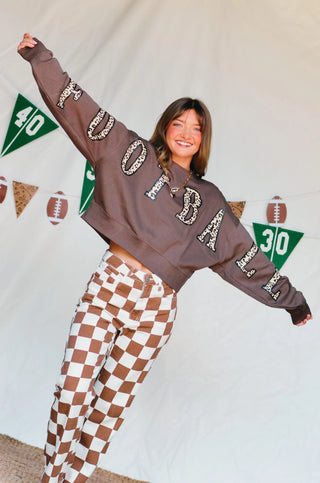 Football Leopard Crop