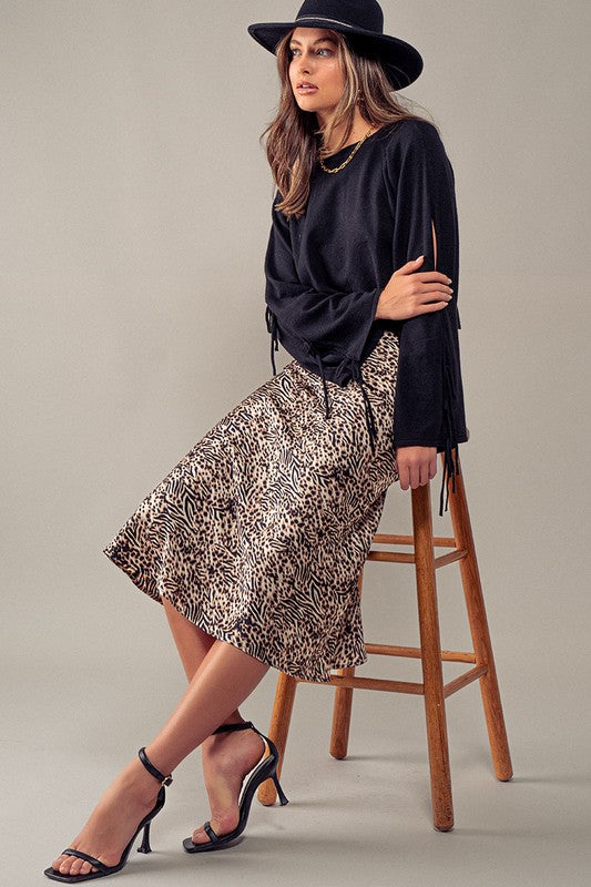 Leopard Print Skirt
