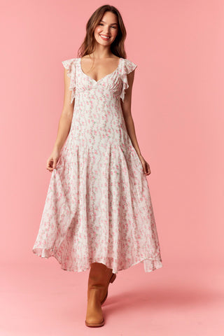 Floral Flutter Dress