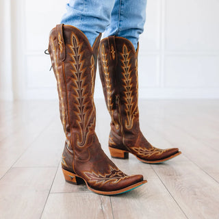 Lexington Knee High Corset Boot
