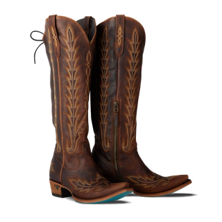 Lexington Knee High Corset Boot