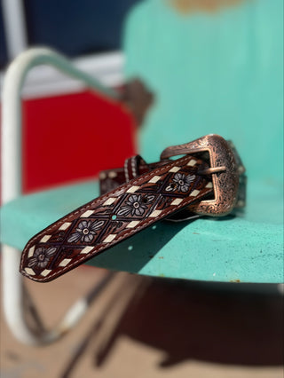 Wildflower Rodeo Beaded Belt