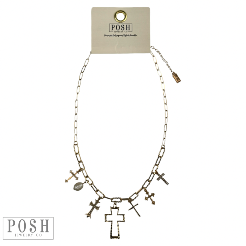 Charming Gold & Pearls Necklace
