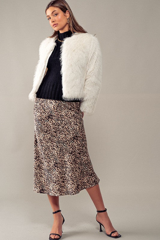 Leopard Print Skirt