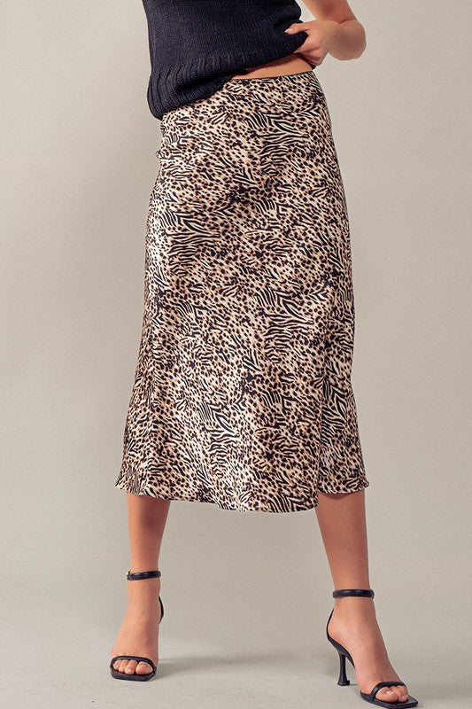 Leopard Print Skirt