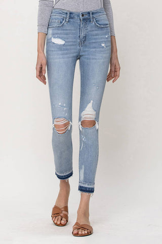 MidRise Crop Skinny Jeans