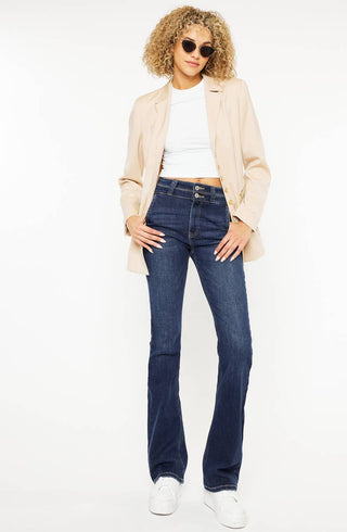 High Rise Utility Bootcut Jeans