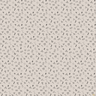 Cream and Black Brand Wild Rag