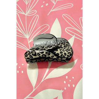 Leopard Cowboy Hat Hair Claw