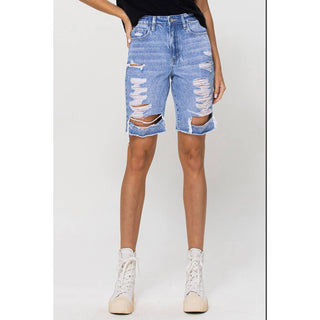 SUPER HIGH RISE RELAXED BERMUDA