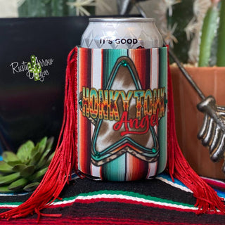 Honky Tonk Angel Fringe Koozie